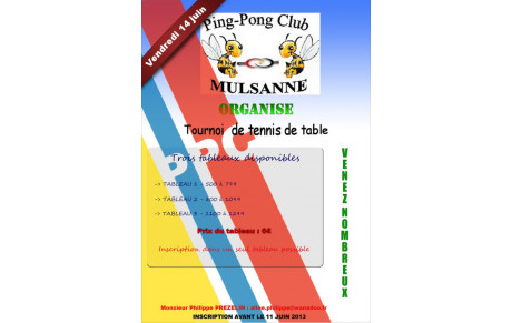Tournoi homologué 