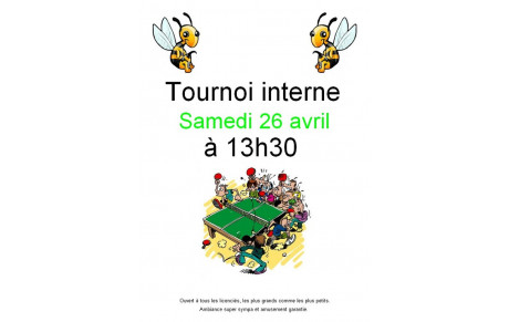 Tournoi interne du 26 avril 2014